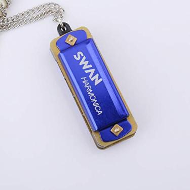 Imagem de Dresden Colar Mini Gaita SWAN com 4 Furos e 8 Tons Azul
