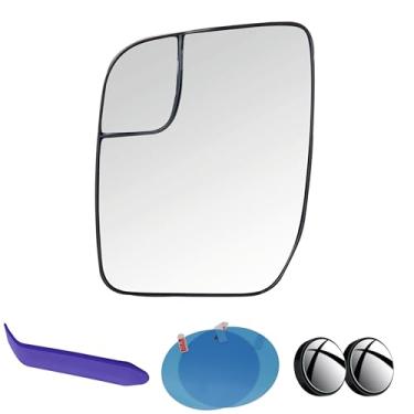 Imagem de EAP Vidro espelhado lateral do motorista compatível com Ford E-150 E-250 2010-2014, E-350 E-450 2010-2019, aquecido, refletor, AC2Z17K707B