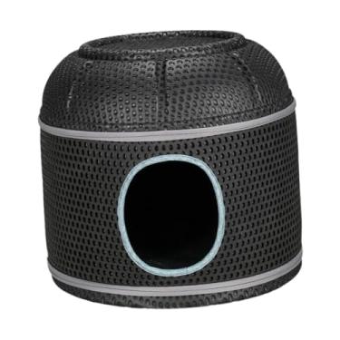 Imagem de Ioensy Cama de gato para gatos internos, casa de gato, condomínio, eva, dobrável, esconderijo, de gato, caverna para gatos, descanso de gatinho, Preto