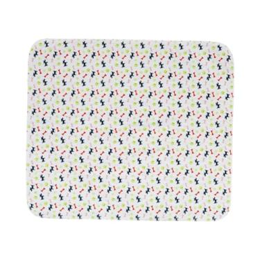 Imagem de Generic Tapete higiênico lavável para cães, ideal para animais de pequeno porte, com estampa para maternidade, cercado, caixa de transporte e cama, Branco