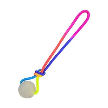 Imagem de Bothyi Bola de adestramento para cães com corda, ferramenta de exercício e recompensa, macia, ideal para cães de pequeno, médio e grande porte. Brinquedo, 5cm