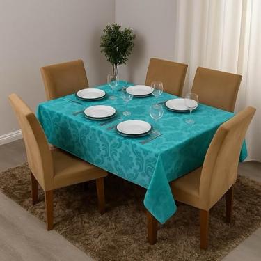 Imagem de Toalha de Mesa Jacquard Rústica para 4 a 12 Lugares – Toalha de Mesa Decorativa para Sala de Jantar e Cozinha (Tiffany,6LUGARES)