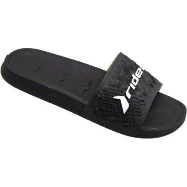 Imagem de Chinelo Slide Masculino Adulto Confortável Free II Rider Cor:PretoTama