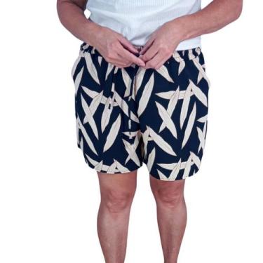 Imagem de Shorts Feminino Floral Soltinho Casual Com bolso Funcional - Sol Modas