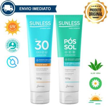 Imagem de Kit Protetor Solar FPS 30 + Loção Pós-Sol Refrescante Sunless