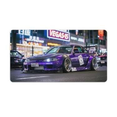 Imagem de HouLaiZhe Cool JDM Modificado Sports Car S15 Gaming Mouse Pads JDM Car Desk Pads Grandes Mousepads para Desktop Keyboard Computer Mat40X75 cm