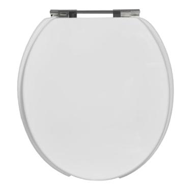 Imagem de Assento Sanitário Universal Oval Aberto Pne de Mdf Sicmol