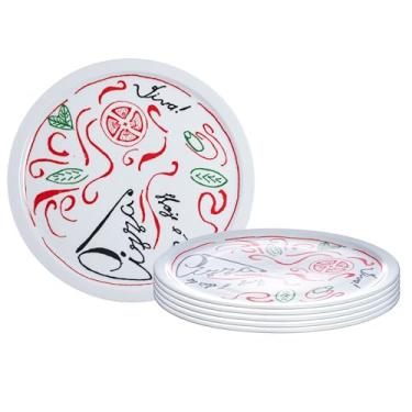 Imagem de Prato para pizza Pomodoro em porcelana D30,5cm