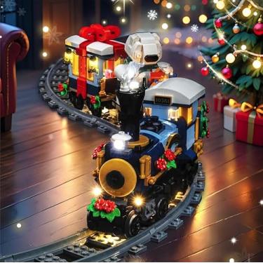 Imagem de LocoLee Kit de luz compatível com Lego 10361 Holiday Express Train – Sem modelo apenas luz, acessórios de iluminação LED compatíveis com Lego 10361