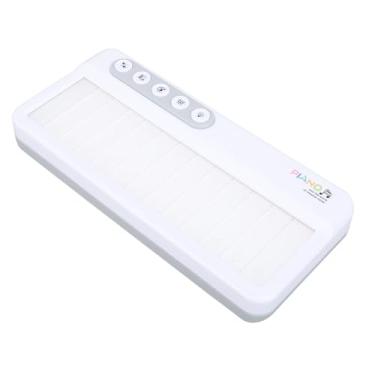 Imagem de aqxreight Brinquedo de Teclado de Piano PARA bebê Luzes Coloridas Melhoram a Coordenação Olho-mão Criança Brinquedo Musical Teclado Branco Interação Dos Pais Música Recursos de Iluminação Precoce