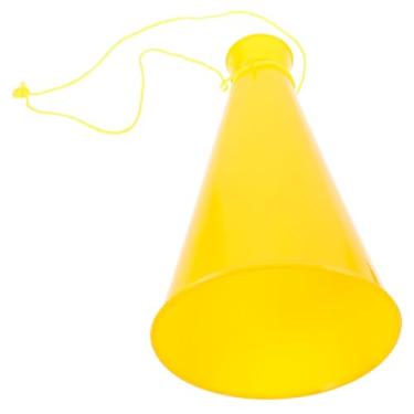 Imagem de Abaodam Cheer Megafone buzina de plástico portátil para festas, jogos, jogos, fabricante de ruído durável para fãs para celebrações da atmosfera design leve