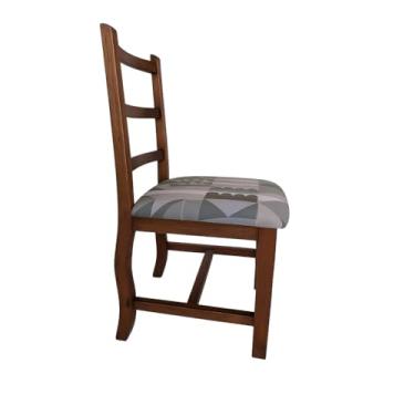 Imagem de Cadeira De Jantar Com Assento Estofado 821 - Imbuia