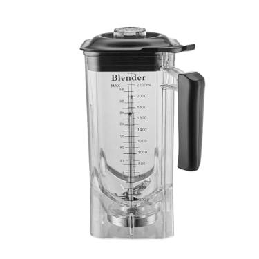 Imagem de Recipiente para liquidificador de 2200 ml, compatível com o copo de mistura da máquina de smoothies comercial DEMASHI DMS-K95/K31, compatível com o copo de substituição da KitchenAid.