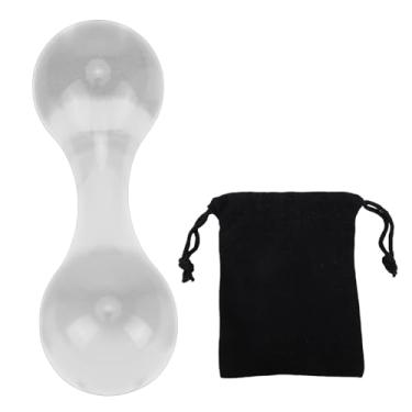 Imagem de Aqur2020 Brinquedo de Osso de Dedo, Brinquedo de Mão Acrílico Transparente, Conta Portátil de Osso de Dedo Com Bolsa de Transporte para Escritório e Viagens (Transparente)