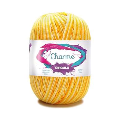 Imagem de Fio Linha Charme 396m e 150g Ideal p/Crochê e Tricô Marca Círculo (9368 - RAIO DE SOL)