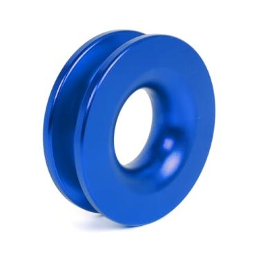 Imagem de BARTOO Anel de recuperação de arrebatamento de guincho 29,9 kg, anel de reboque para manilha macia e corda sintética, arrebatamento de guincho para veículo off-road ATV UTV SUV, azul