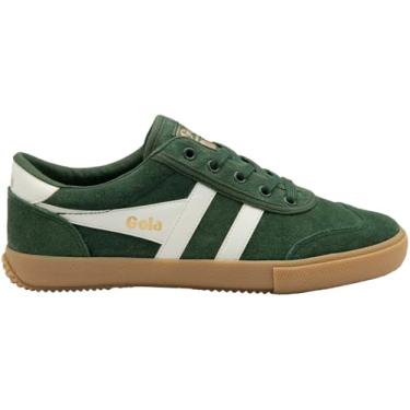 Imagem de Gola Tênis feminino de camurça badminton, Evergreen/Off White/Gum, 38