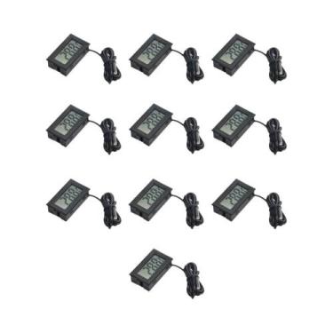 Imagem de Termômetro Digital Mini Com Display LCD -20 graus C Para 110 graus Sen