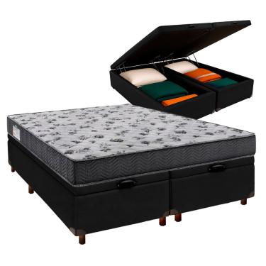 Imagem de Colchão Casal D33 + Bau Blindado - Iso100 Ortobom