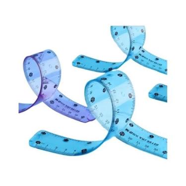 Imagem de Régua macia transparente M&G 15/20/30 cm para alunos da escola primári