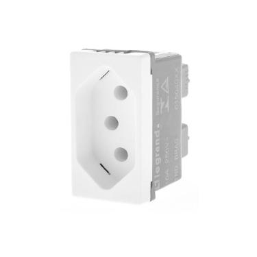 Imagem de Tomada 2p+t10a B. Parafuso 1m Branca Pct -1