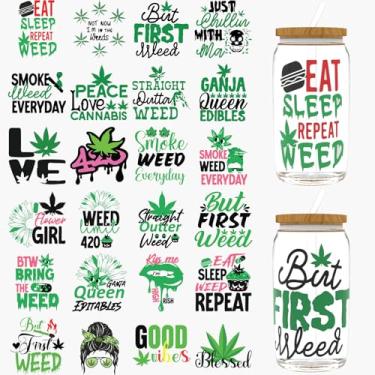 Imagem de DORSBABY Folha 24 PCS UV DTF Cup Wraps, Adequado para canecas isoladas de 473 ml, frascos de vidro, garrafas de água e canecas