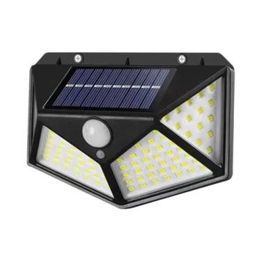 Imagem de Lâmpada Solar De Parede Para Exterior 100LED Com Sensor De Movimento, 