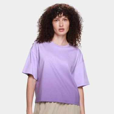 Imagem de Camiseta Lacoste Casual Feminina, Lilás, G