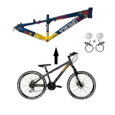 Imagem de Bicicleta Aro 26 Vikingx Tuff 21v Alumínio Freio Hidráulico Disco Aros Vmaxx MTB-Unissex
