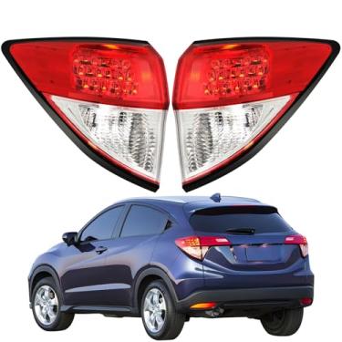 Imagem de Pinkomoto Par de montagem de luz traseira compatível com Honda HRV 2016 2017 2018 2019 2020 2021 2022 Honda HRV, lanterna traseira esquerda direita, substituição da lanterna traseira externa do lado