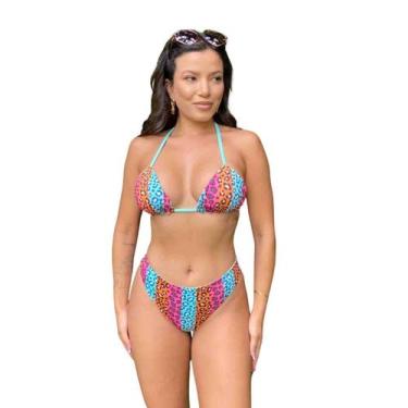 Imagem de Bikini Alça Regulável Dupla Face Calcinha Levanta Bumbum - Califórnia 