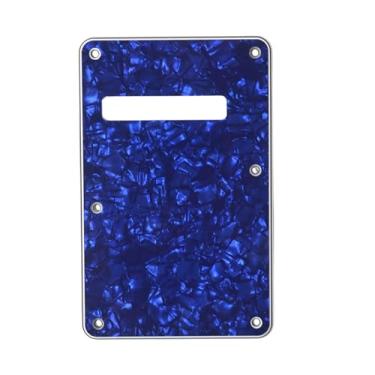 Imagem de Dynwave Escudo para guitarra, prático, e profissional, com furo para captador, elegante e fácil de instalar, Azul, Traseira