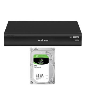 Imagem de Dvr 8 canais Multi Hd Intelbras Imhdx 5108 4K c/Hd 2TB