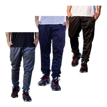 Imagem de Kit 3 Calças Jogger Malha Premium Neymar Inverno 2 Bolso 001 - J94, 1 