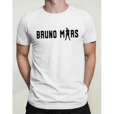 Imagem de Camiseta Camisa Adulto Feminina Masculina Algodão Bruno Mar s Música P