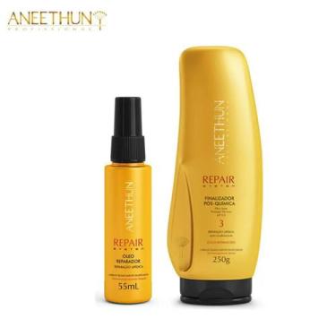 Imagem de Kit Aneethun Repair System Finalizador 250g e Óleo 55ml