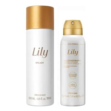 Imagem de Lily O Boticário Combo Body Splash 200ml + Antitranspirante 75ml, Fragrância Floral