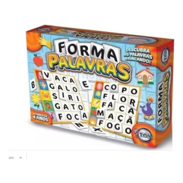 Imagem de Jogo Educativo Forma Palavras - Aprenda Leitura e Escrita com 120 Letras Móveis | Ideal para Crianças a Partir de 4 Anos | Estimula Alfabetização e Habilidades Cognitivas de Forma Divertida