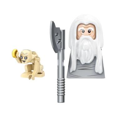 Imagem de Mini Figuras De Ação Blocos De Montar Orcs Anões Elfos Cavaleiros De R