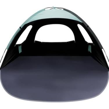 Imagem de Tenda de praia WhiteFang Mint Green Anti-UV para 6 pessoas