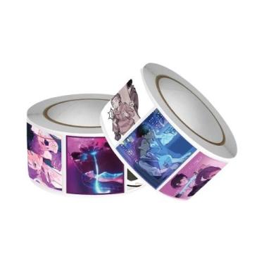 Imagem de Adesivos Kawaii À Prova d'Água De Filmes KPop Demon Hunters Derpy Tige