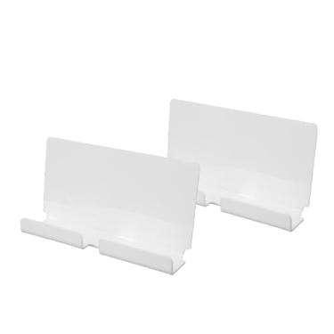 Imagem de Yosoo Suporte de Parede Acrílico para Tablet, Suporte de Parede para Tablets e Smartphones, Organizador de Cabos Conveniente e de Tomada na (Branco)