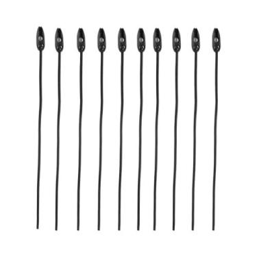 Imagem de Cordas Elásticas De Látex Pretas De 56cm Para Bicicleta, Motocicleta, 