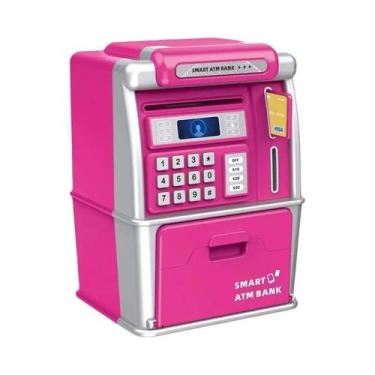 Imagem de Brinquedo Eletrônico De Caixa Eletrônico Para Crianças, Caixa De Poupa