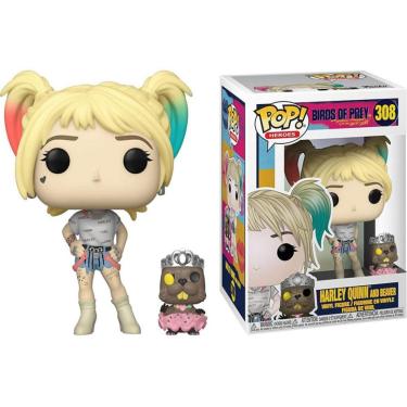 Imagem de Funko Pop Birds of Prey 308 Harley Quinn And Beaver
