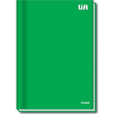 Imagem de Caderno Brochurão Capa Dura 1 Matéria - 48 Folhas - Lift Verde - Credeal