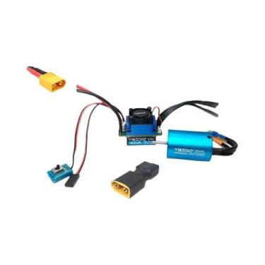 Imagem de Combo De Motor Brushless E ESC 35A 45A Para Wltoys 124016 Remo Hobby X