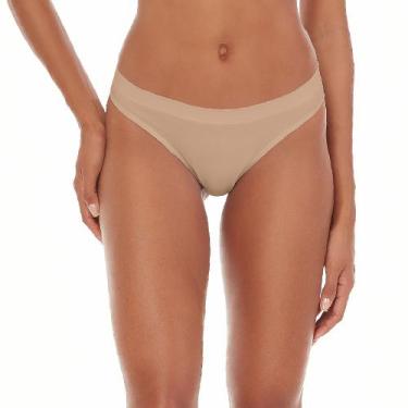 Imagem de Calcinha Fio Dental sem Costura Bege Zee Rucci, P