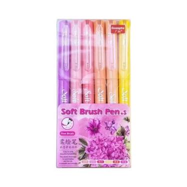 Imagem de Conjunto De Canetas Marcadoras Com Ponta Macia Para Artistas, Desenho 