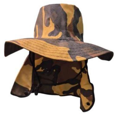 Imagem de Chapéu Pescador Árabe Com Protetor de Nuca Várias Cores - Segurança To